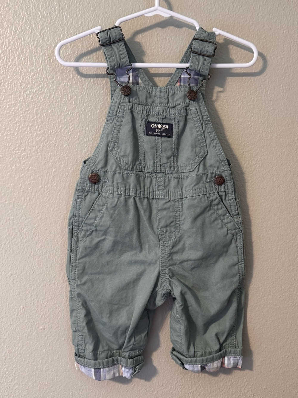 Oshkosh B’Gosh Baby Overalls Size 6M- NWOT